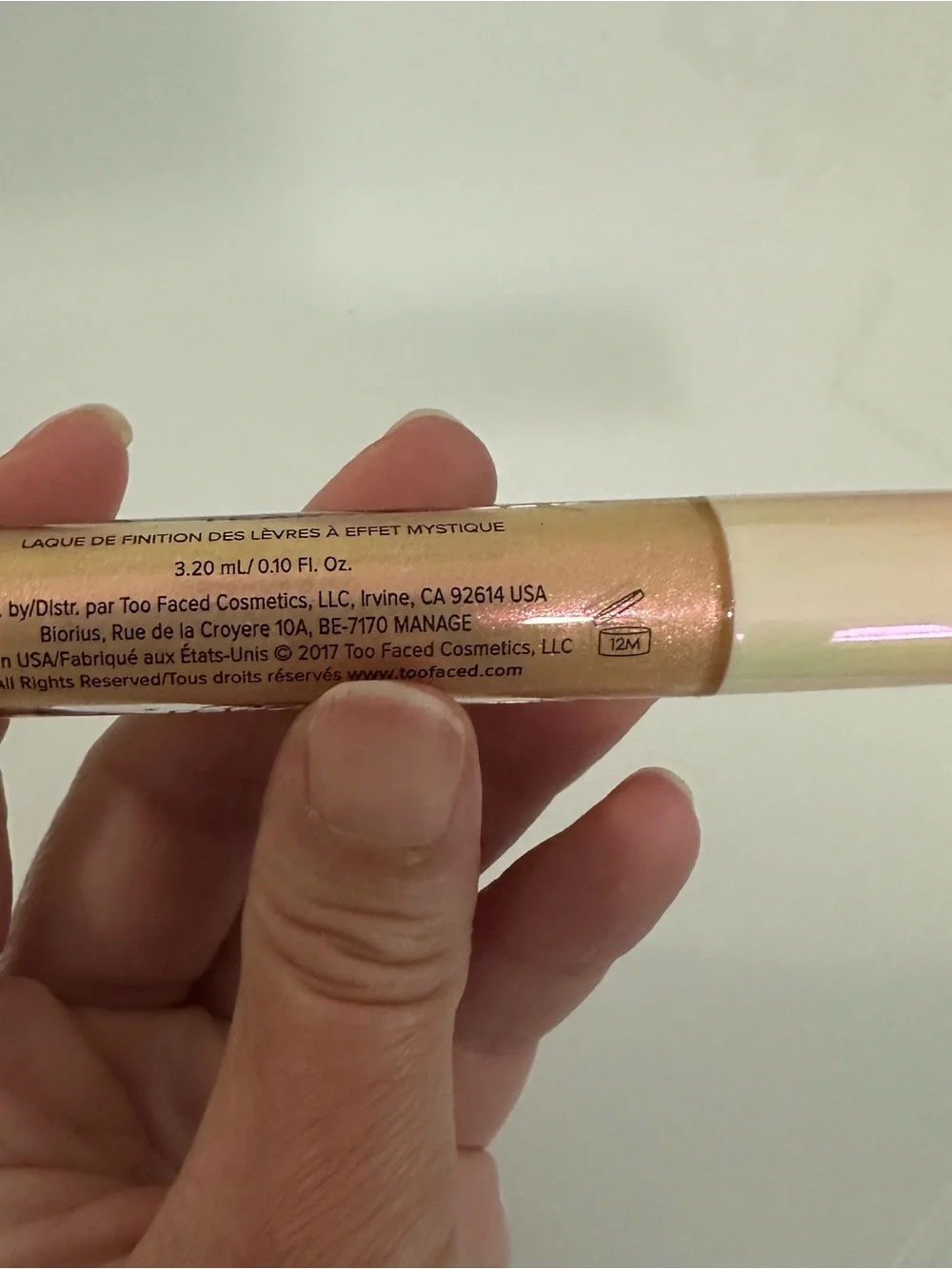 Too Faced Fairy Tears Magic Crystal Mystical Effects Lip Topper Lipgloss nwob